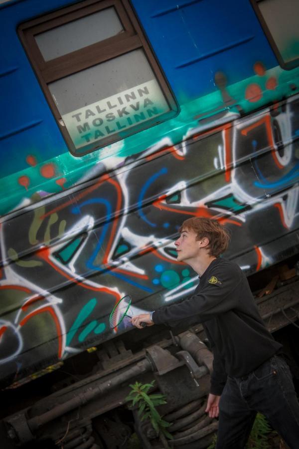 טאלין Railrooms Traincar Hostel מראה חיצוני תמונה